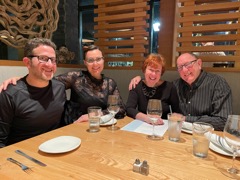 Adam, Sharon, Sharon & Bob At Drift Resturant